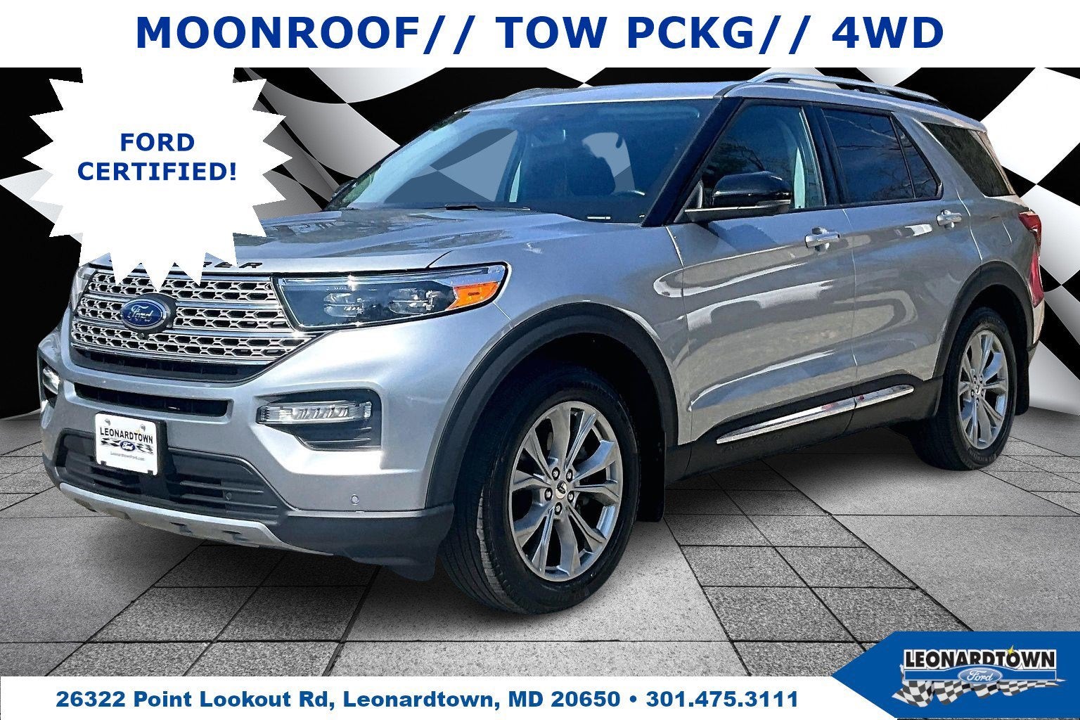 2021 Ford Explorer Limited PANO ROOF