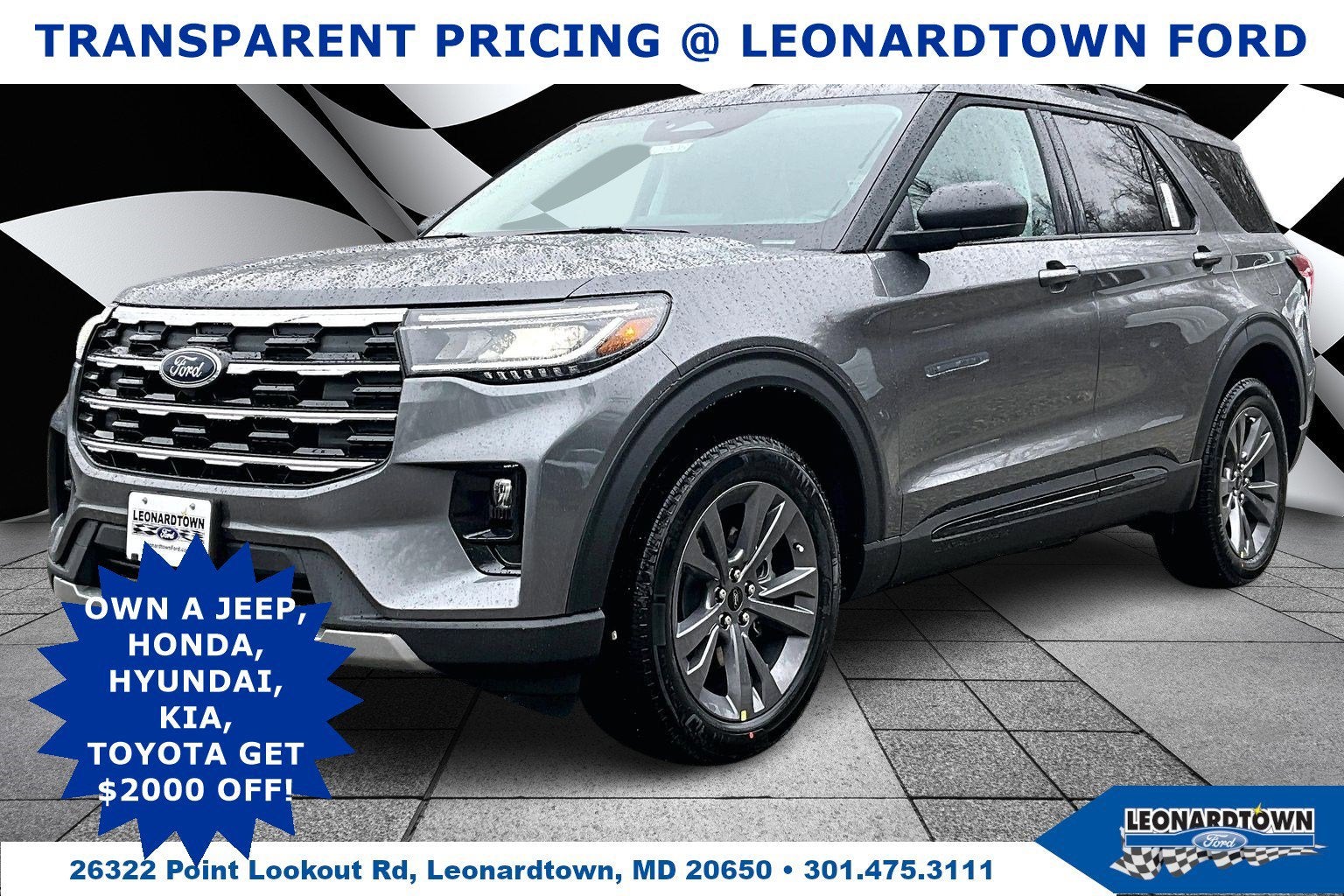 2026 Ford Explorer Active w/200A Pkg