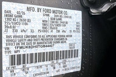 2026 Ford Explorer Active w/200A Pkg