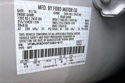 2026 Ford Explorer Active w/200A Pkg