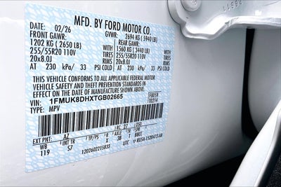 2026 Ford Explorer Active w/200A Pkg