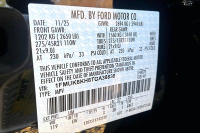 2026 Ford Explorer ST-Line