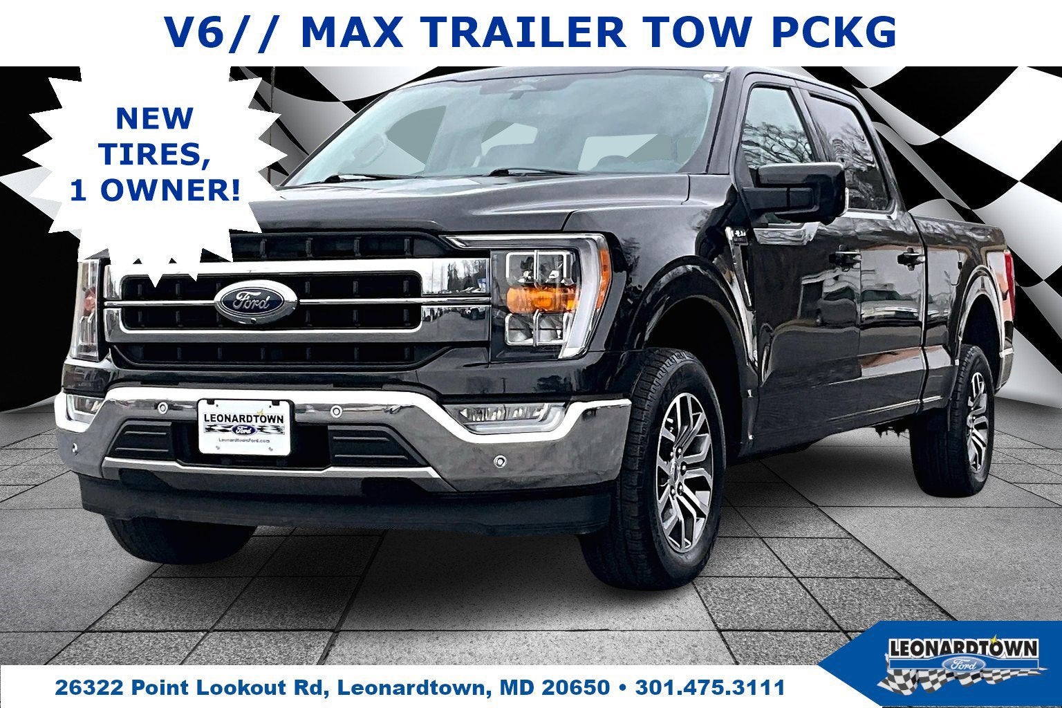 2022 Ford F-150 LARIAT 3.5 MAX TOW 6.5 FOOT BED