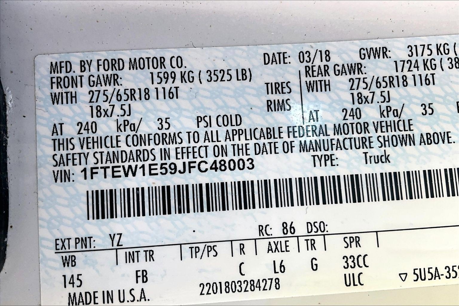 2018 Ford F-150 ROUSH