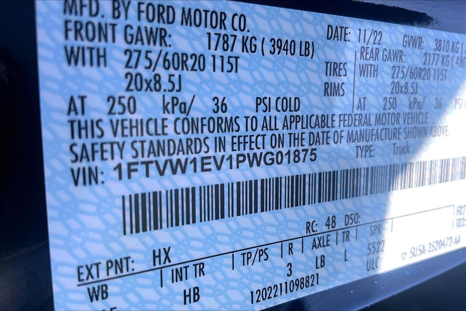 2023 Ford F-150 Lightning LARIAT LONG RANGE PANO ROOF