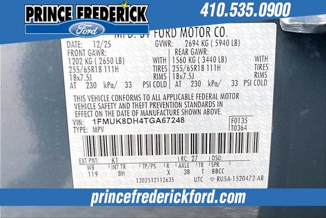 2026 Ford Explorer Active w/200A Pkg