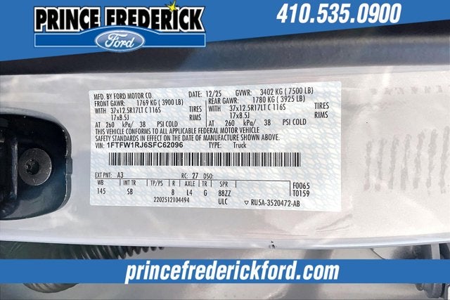 2025 Ford F-150 Raptor