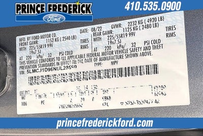 2022 Lincoln Corsair Standard