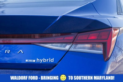 2021 Hyundai Elantra Hybrid Blue