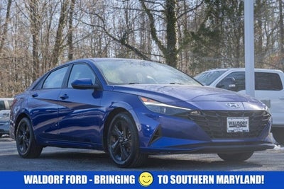 2021 Hyundai Elantra Hybrid Blue