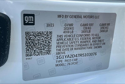 2024 Chevrolet Corvette Stingray 1LT