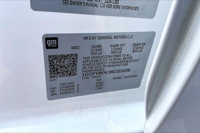 2021 Chevrolet Silverado 1500 Custom