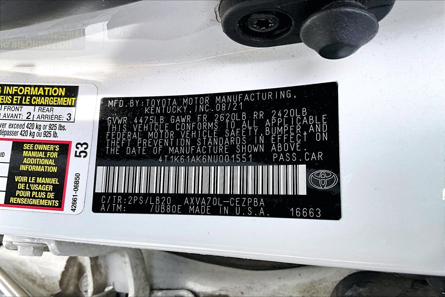 2022 Toyota Camry XSE