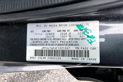 2015 Mazda Mazda6 i Grand Touring