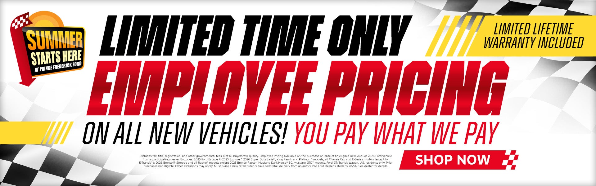 Employee Pricing