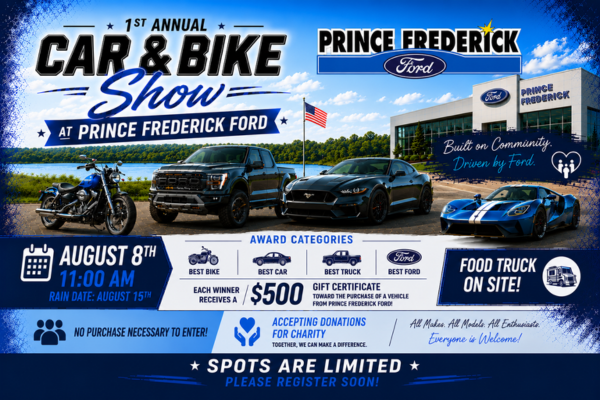 Car & Bike Show August 8th!