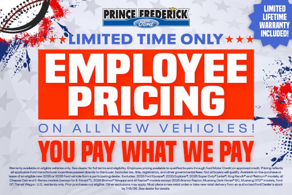 Employee Pricing