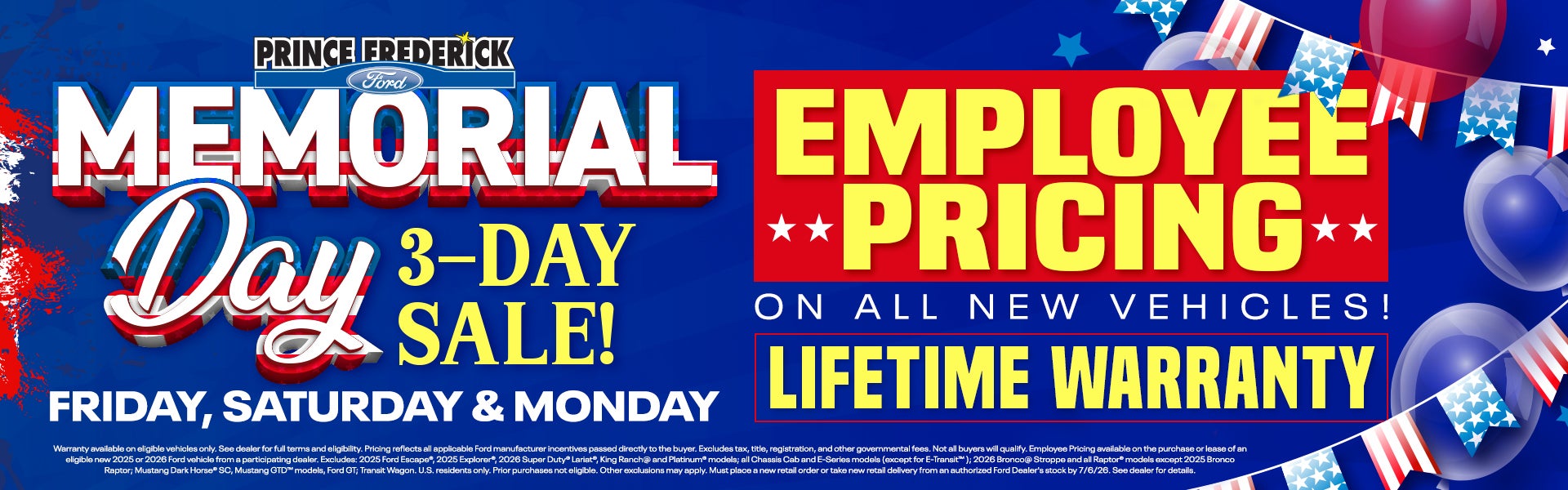 Memorial Day Sale!