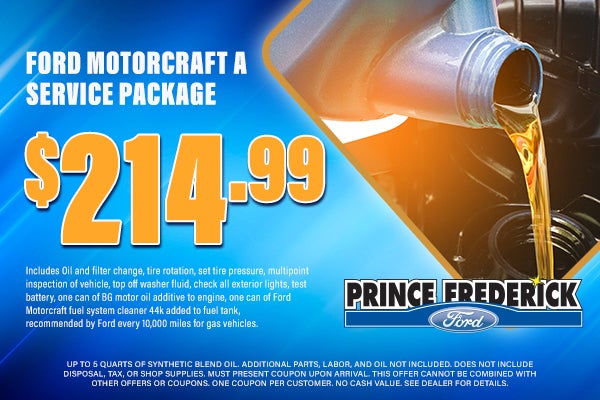 Ford Motorcraft A Service Package